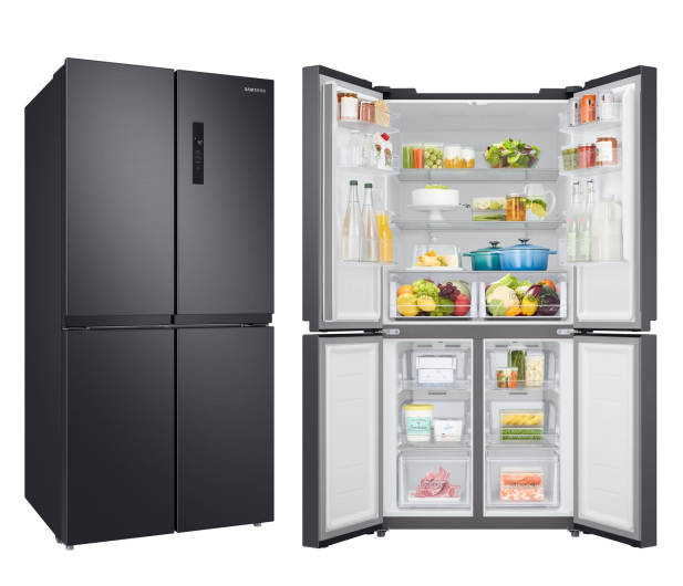 Lodówka Samsung RF48A400EB4 EO Multidoor No Frost 179,3cm Grafitowa Stal Kostkarka Twistowa AI 488L - 1264809 - zdjęcie